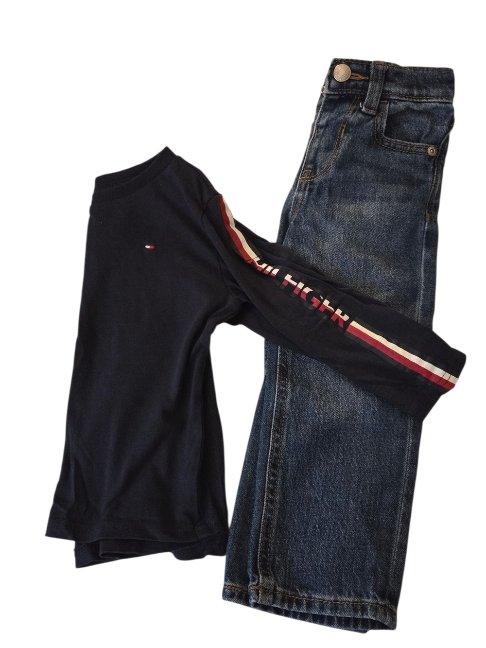 Toddler Boy Long Tshirt Jeans Outfit